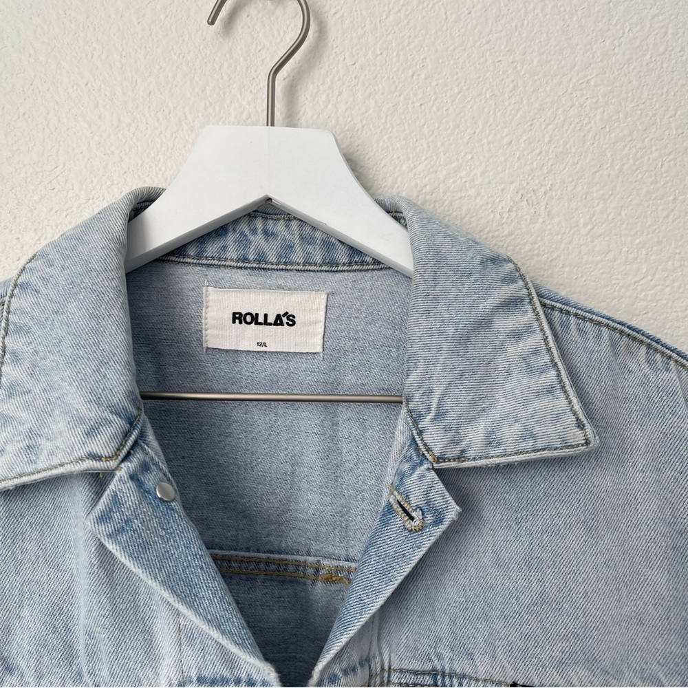 Rolla’s Boxy Oversized Jean Jacket - image 2